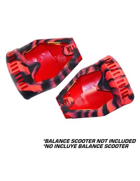 FUNDA DE SILICONA CAMUFLAJE ROJO I8