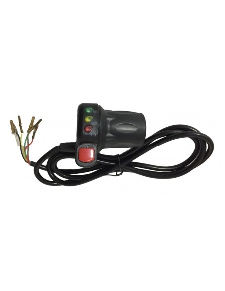 PUÑO DE GAS ELECTRÓNICO CON INDICADOR DE CARGA 48V